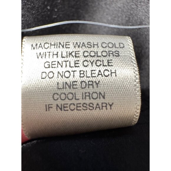 Christopher Bank Cropped Black Pants Size 12 Zipper Pockets Polyester NWT - Picture 8 of 11